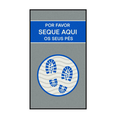 Tapete Desinfeção Seque aqui os seus pés 85 X 150 cm +-5%